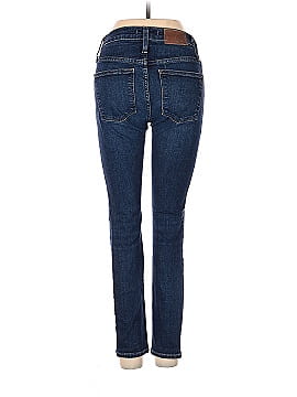 Madewell Petite 9" Mid-Rise Skinny Jeans in Hayes Wash: Button-Front Edition (view 2)