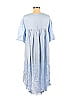 Nap 100% Polyester Solid Blue Casual Dress One Size - photo 2