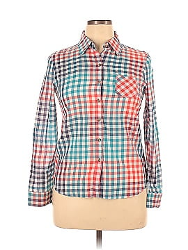 confess Long Sleeve Button-Down Shirt (view 1)