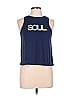 SoulCycle Blue Sleeveless T-Shirt Size L - photo 1