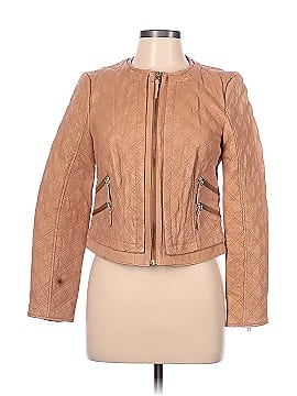 Zara Basic Leather Jacket (view 1)
