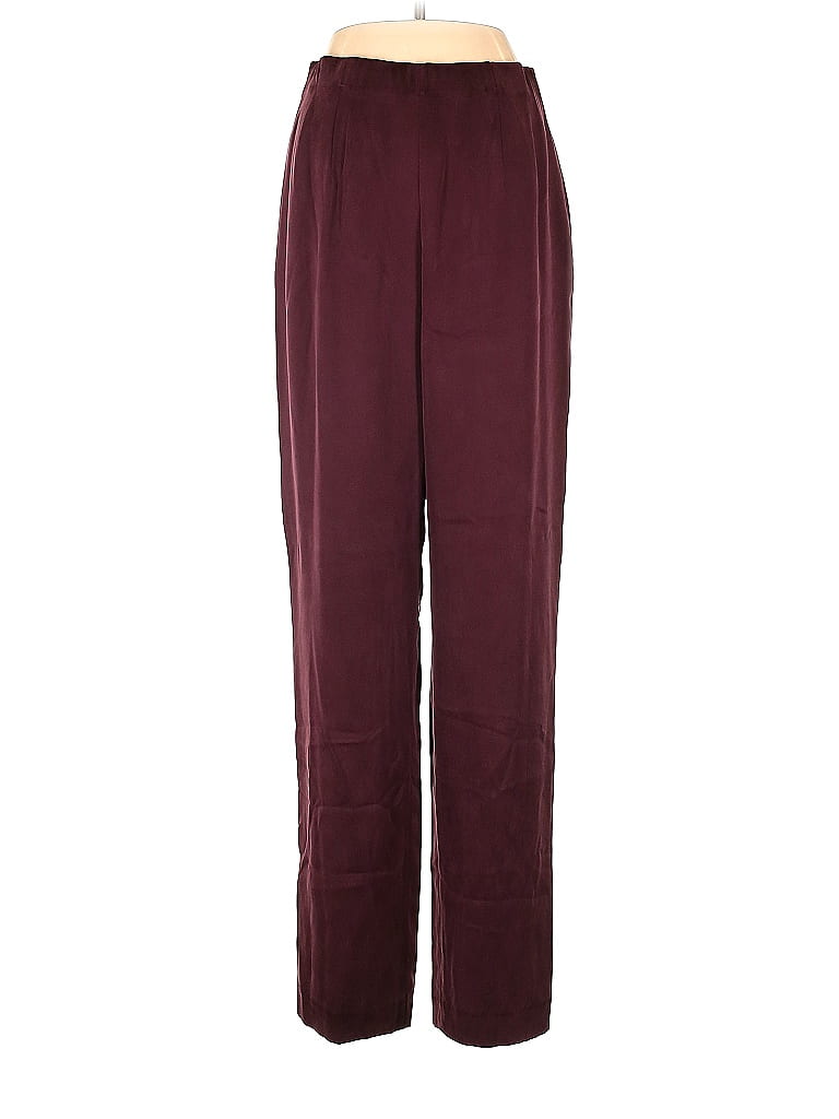 Dana Buchman 100% Silk Burgundy Silk Pants Size 0 - 74% off | thredUP