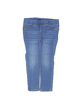 Versace 19.69 Abbigliamento Sportivo Jeans - Mid/Reg Rise Straight Leg Boyfriend: Gray Bottoms - Women's Size 27 - Dark Wash, thredUP