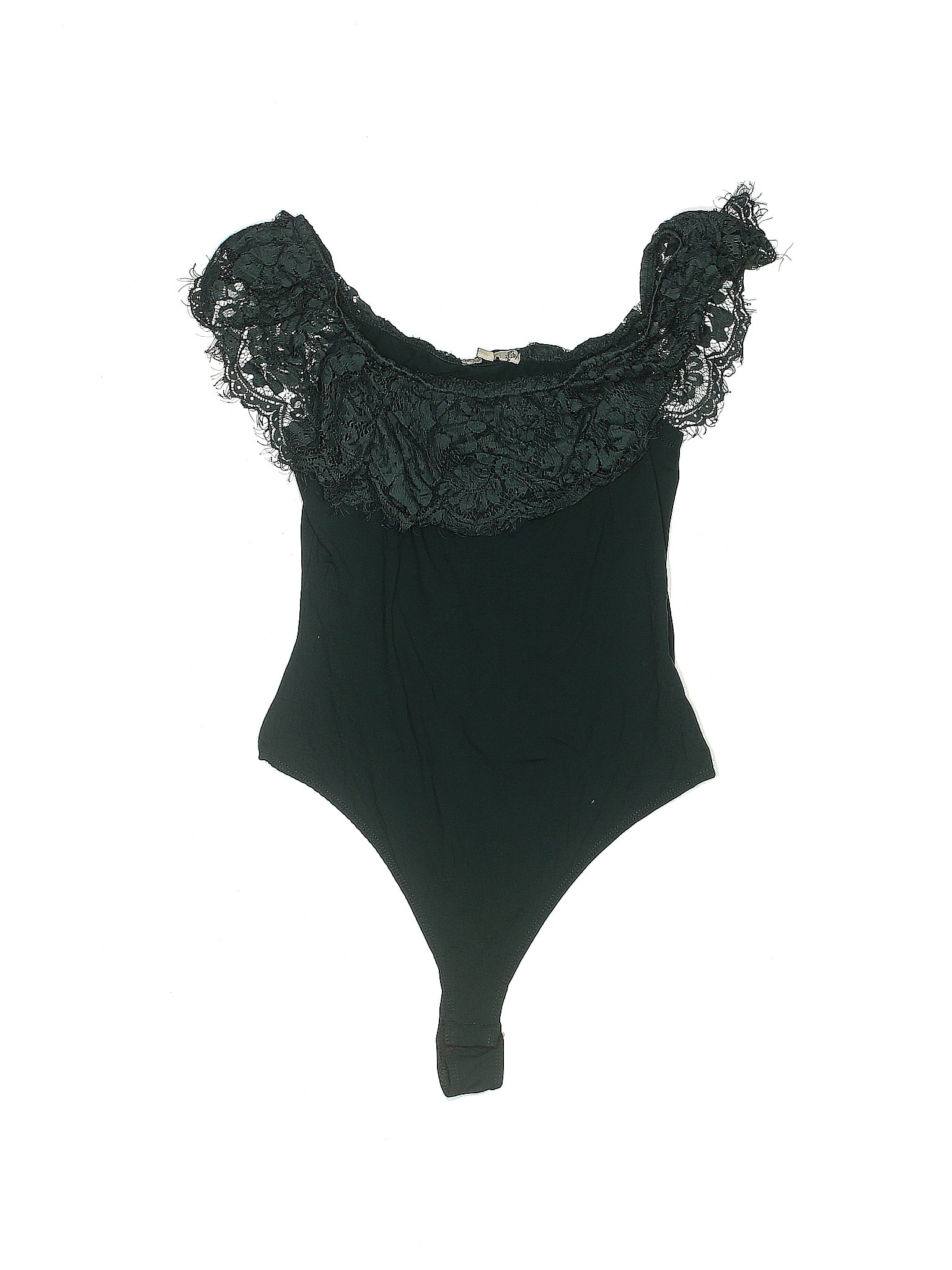 iris Solid Green Bodysuit Size M 55 off thredUP