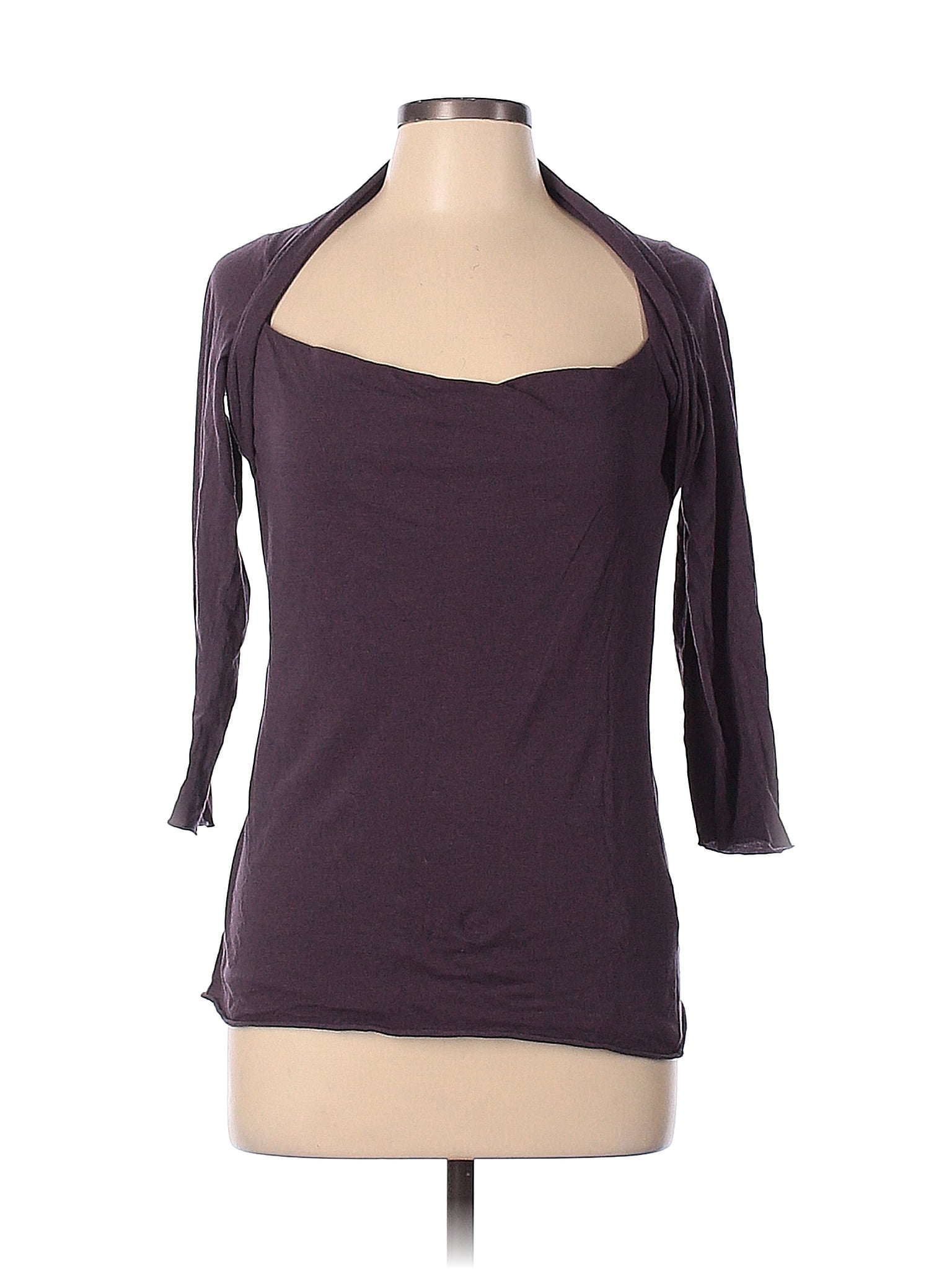 Velvet Solid Color Long-Sleeved Top main image 1