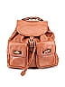 Gucci 100% Leather Solid Brown Leather Bamboo Backpack One Size - photo 1