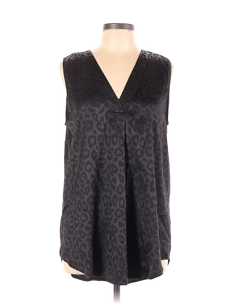 Jodifl 100% Polyester Black Sleeveless Blouse Size L - photo 1