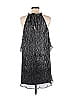 Ella Moss 100% Polyester Multi Color Silver Cocktail Dress Size M - photo 2