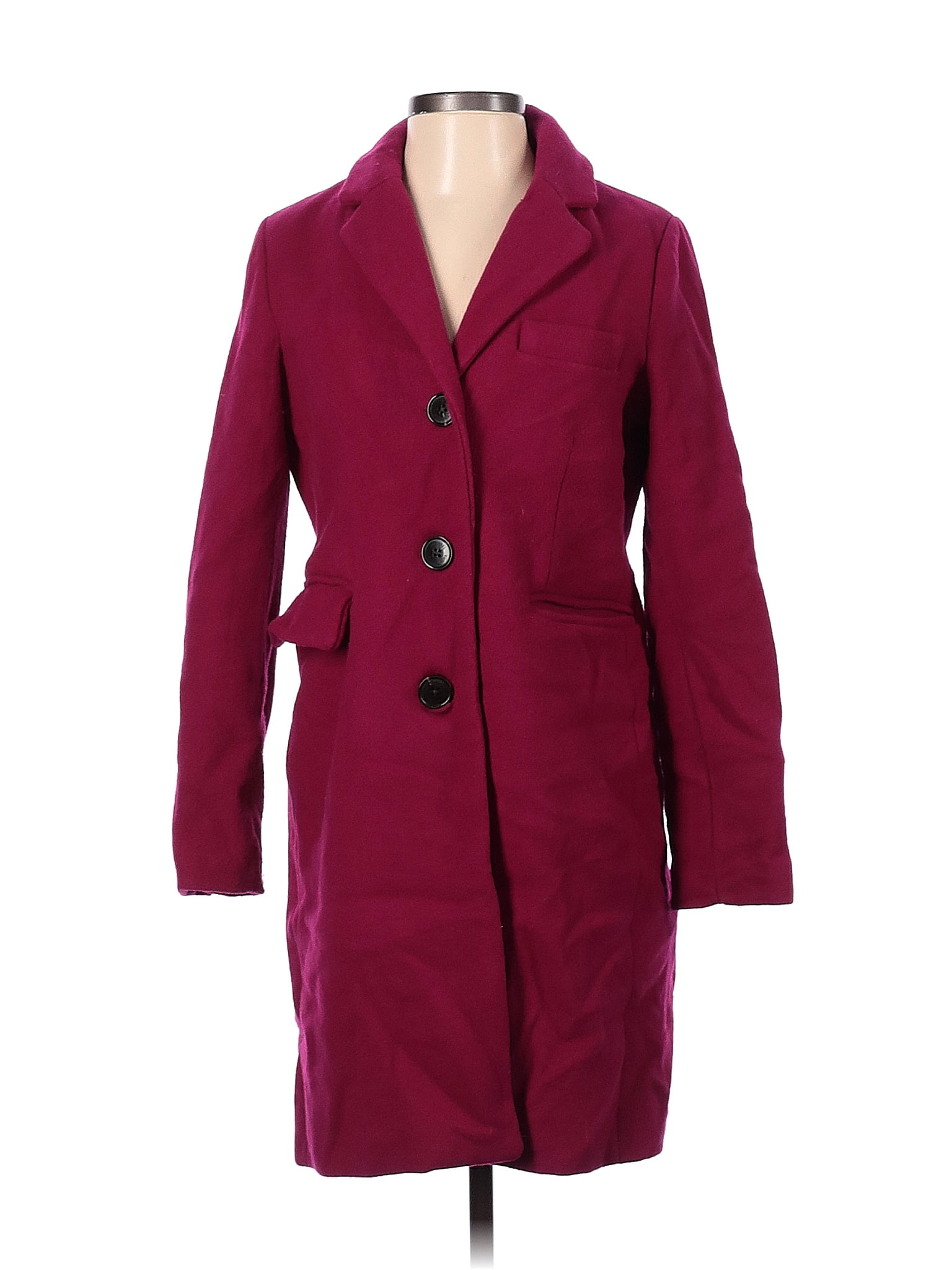 MICHAEL Michael Kors Pink Wool Coat Size S (Petite) 75 off thredUP