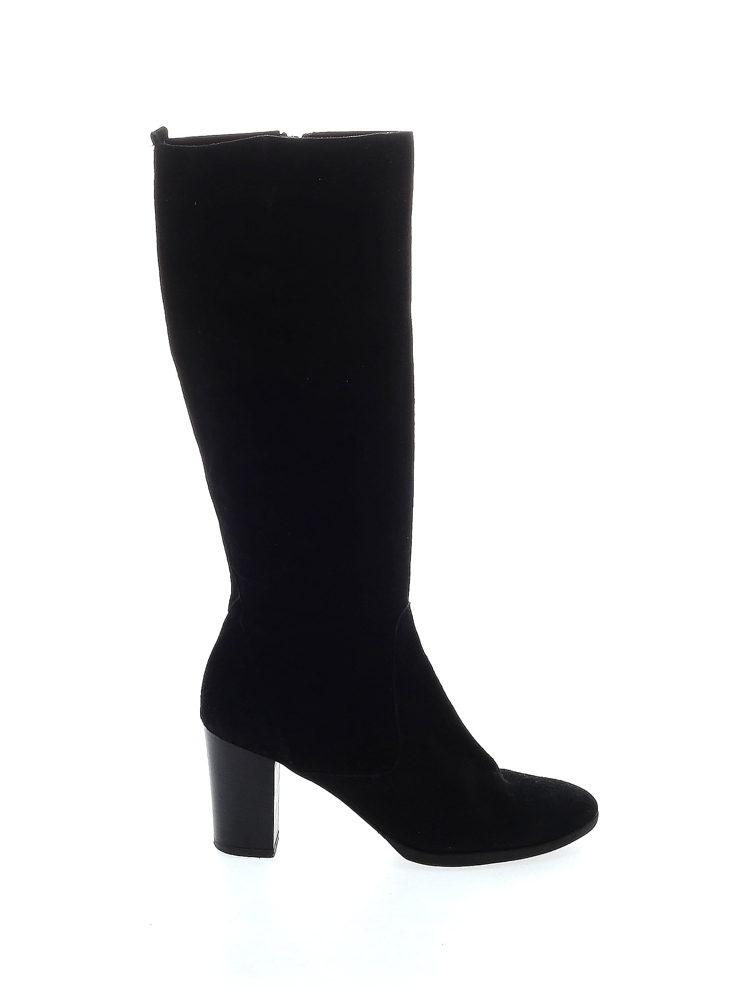Progetto Solid Black Boots Size 39 (EU) - 56% off | ThredUp