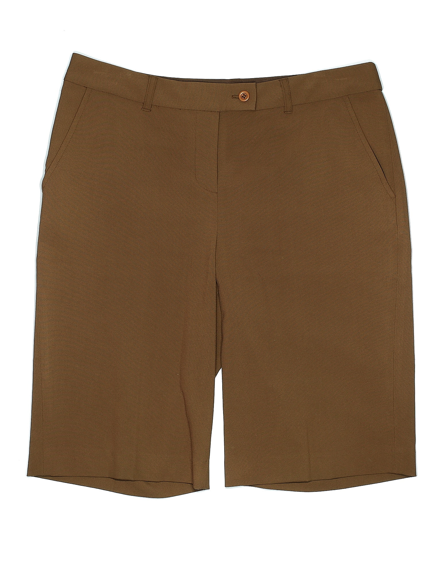 INC International Concepts Solid Brown Shorts Size 10 71 off thredUP