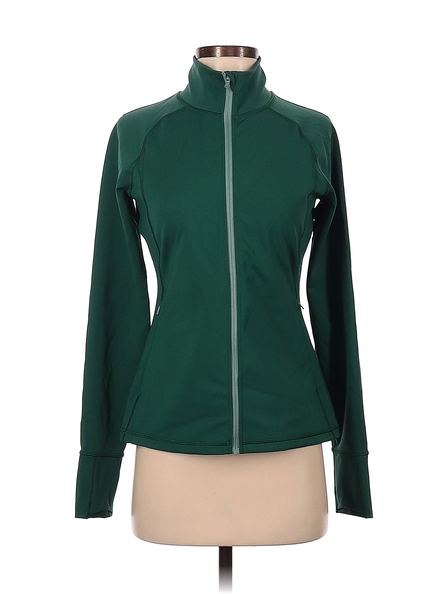 Outdoor Voices Solid Green Track Jacket Size S 57 off thredUP