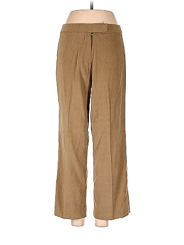 Hanna & Gracie Solid Brown Tan Dress Pants Size 6 - 75% off