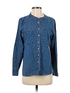 Ann Taylor LOFT Long Sleeve Button-Down Shirt (view 1)