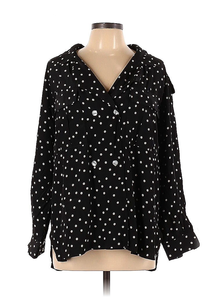 Smythe 100% Polyester Polka Dots Black Jacket Size M - 19% off | thredUP