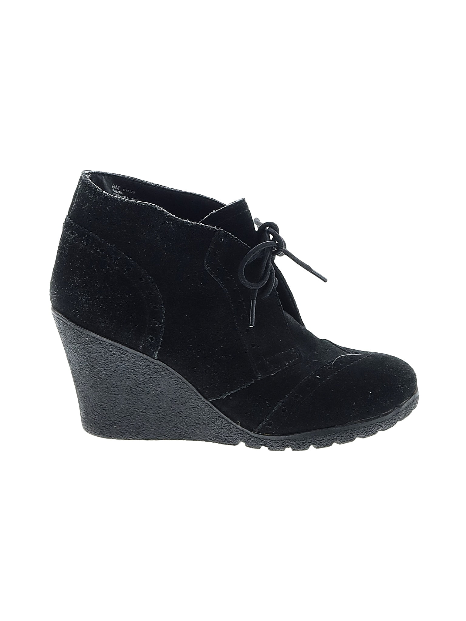 Mia Solid Black Ankle Boots Size 6 - 72% off | thredUP