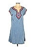 Spense 100% Cotton Blue Casual Dress Size L - photo 1