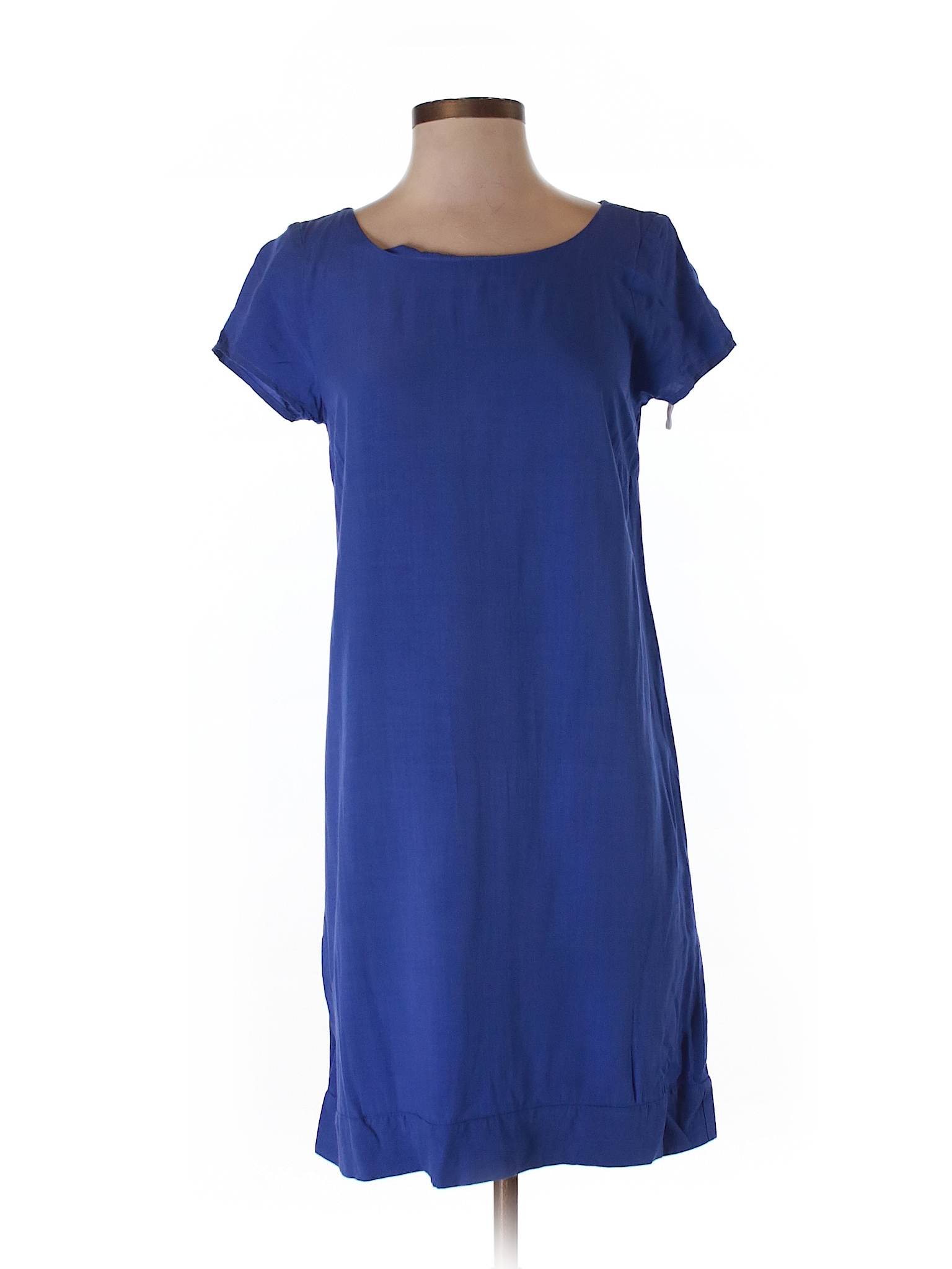 Splendid 100% Rayon Solid Dark Blue Casual Dress Size S - 74% off | thredUP