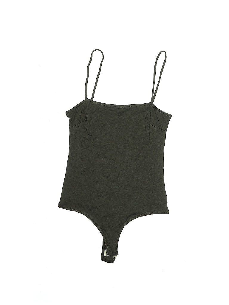 Intimately by Free People Solid Green Bodysuit Size M - photo 1