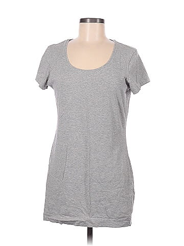 Esmara by Heidi Klum Gray Short Sleeve T Shirt Size 8 10 37