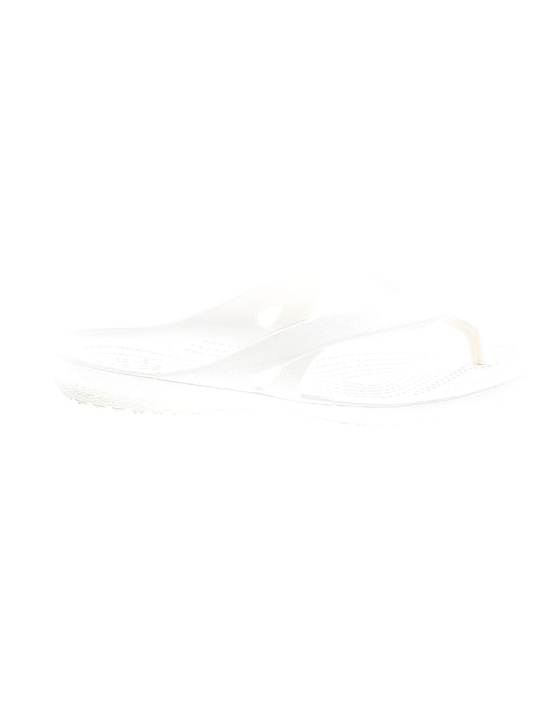 Crocs Solid White Sandals Size 6 - photo 1