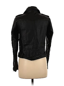 Zara Basic Faux Leather Jacket (view 2)