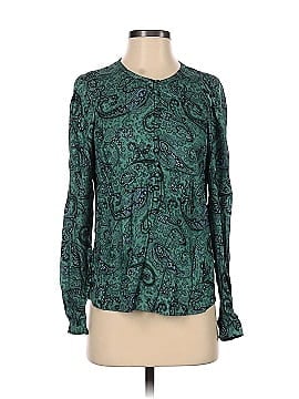 TAILORED by Rebecca Taylor Long Sleeve Silk Top (view 1)