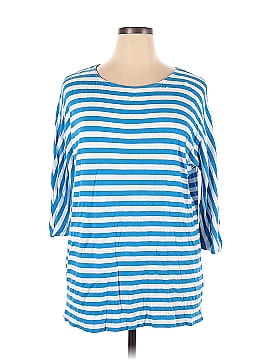 Joan Vass 3/4 Sleeve T-Shirt (view 1)