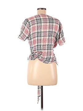 Pink Clover Short Sleeve Blouse (view 2)