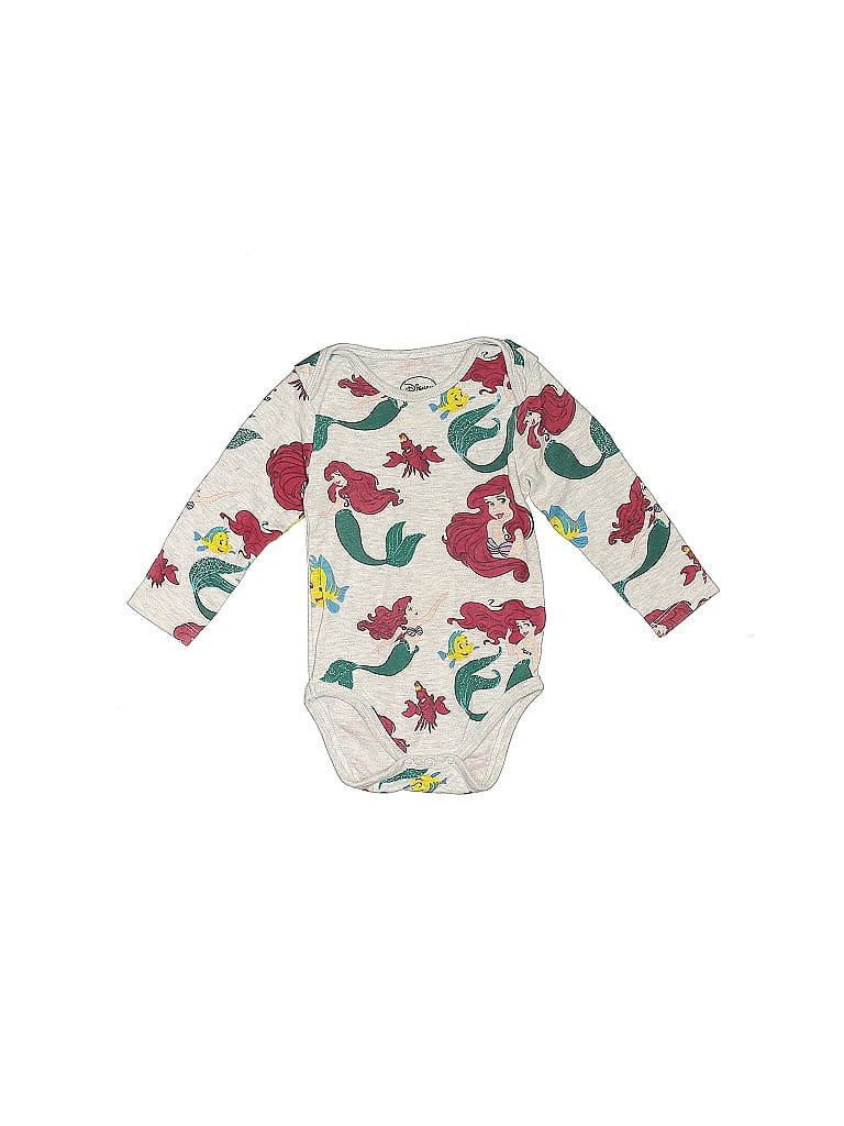 Disney Gray Long Sleeve Onesie Size 24 mo - photo 1