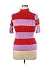 525 America Color Block Stripes Red Turtleneck Sweater Size XL - photo 1