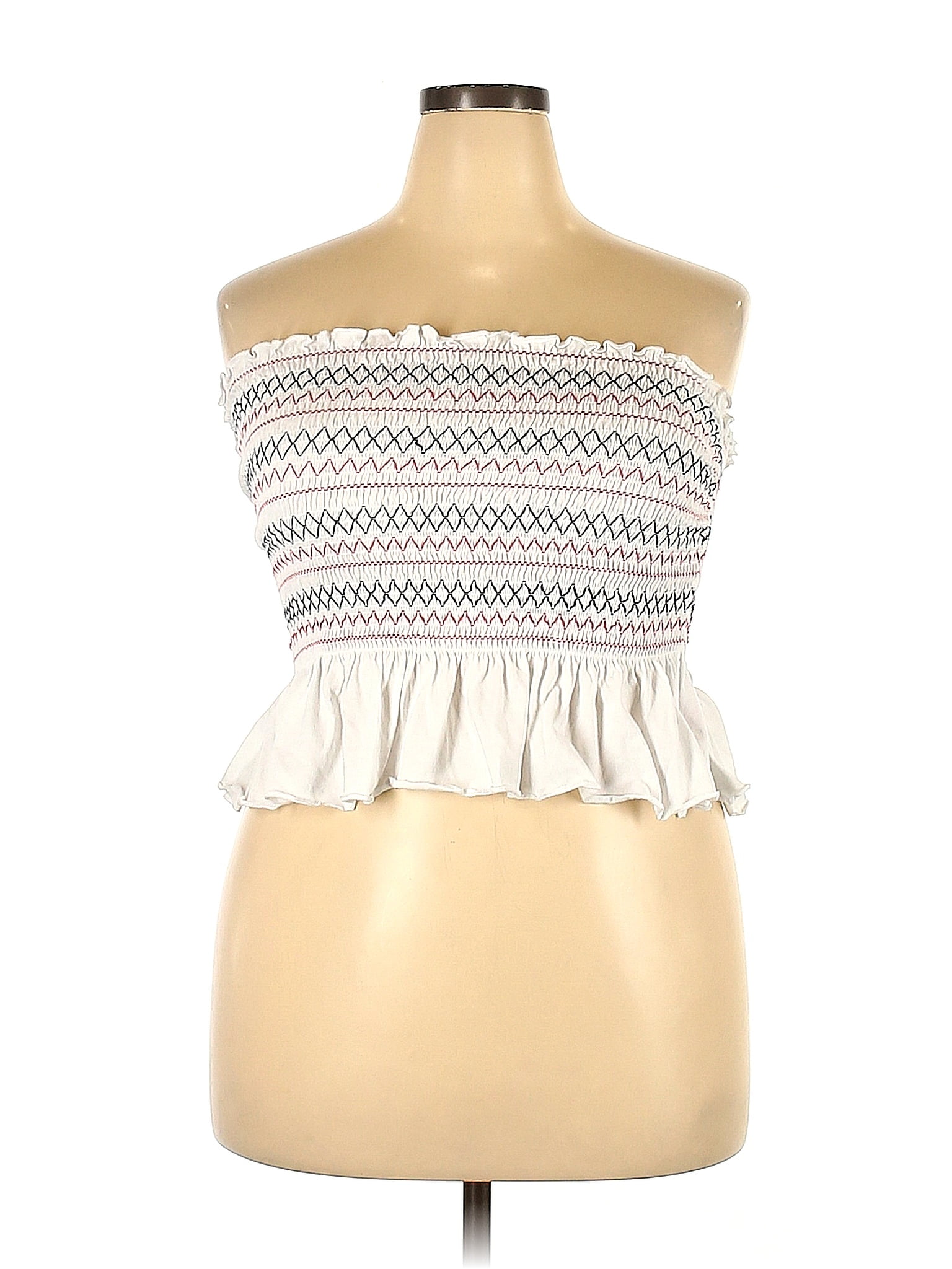 Tory burch shop smocked tube top