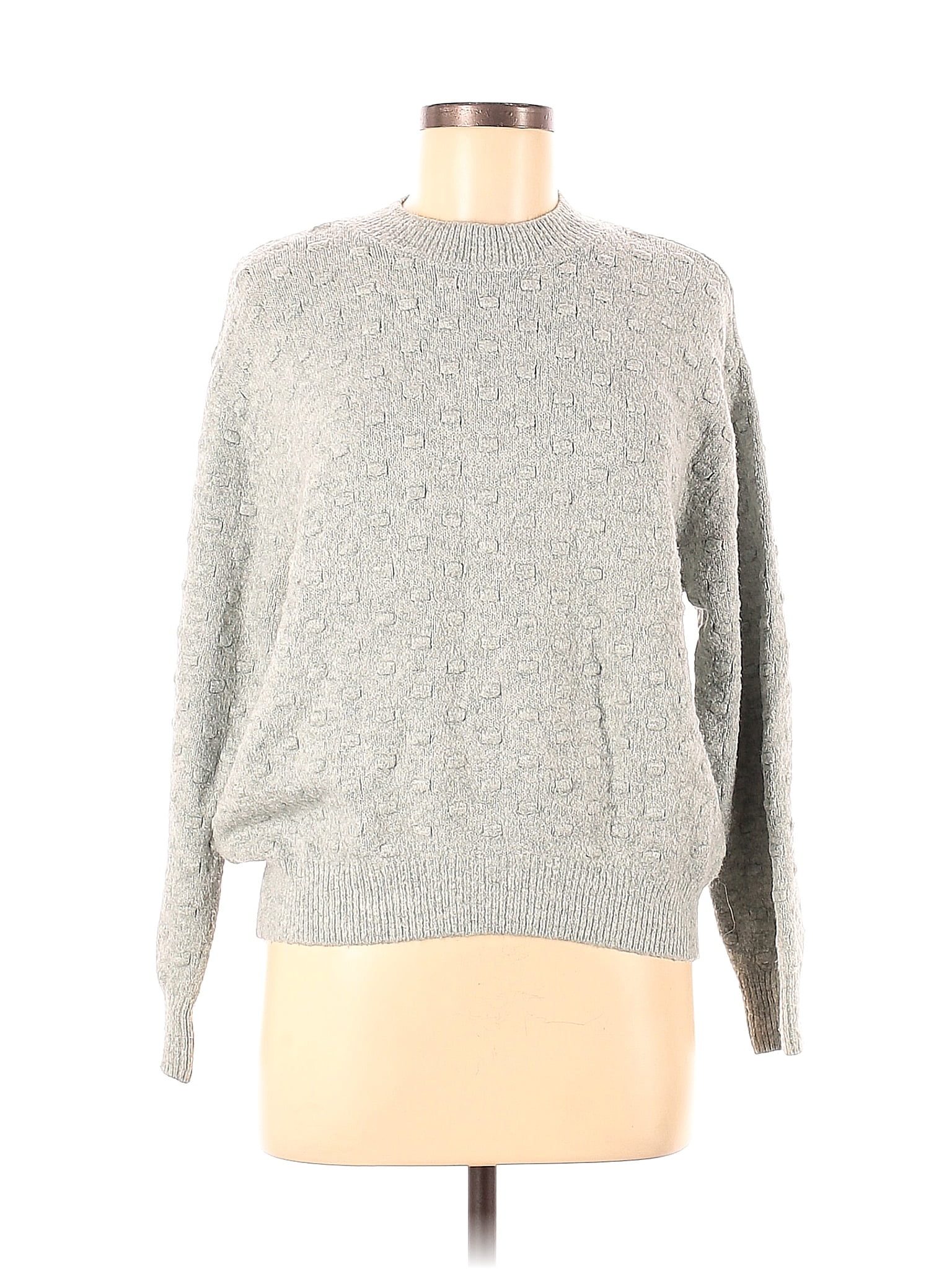 H&M Color Block Marled Gray Turtleneck Sweater Size XS - 46% off | thredUP