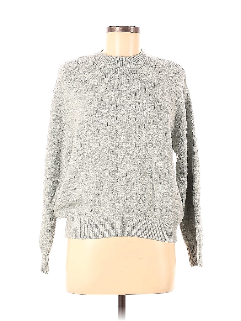 H&M Color Block Marled Gray Turtleneck Sweater Size XS - 46% off | thredUP