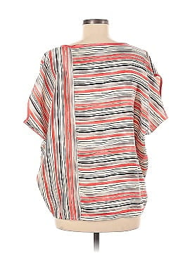W by Worth Short Sleeve Silk Top (view 2)