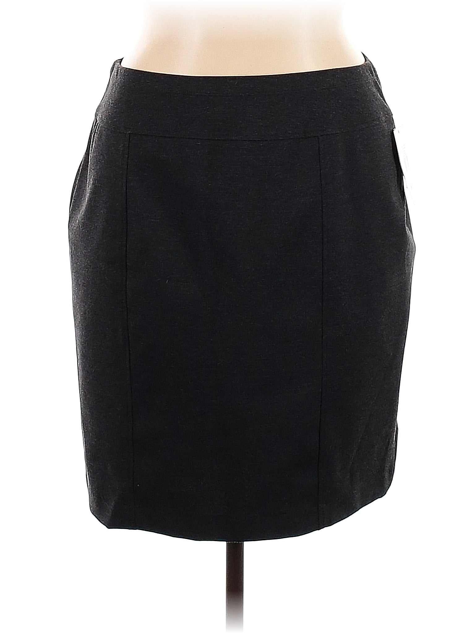 Ellen Tracy Solid Black Casual Skirt Size XL - 76% off | thredUP