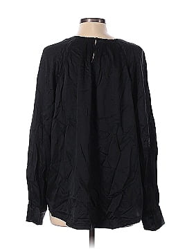 Jonathan Simkhai Long Sleeve Silk Top (view 2)