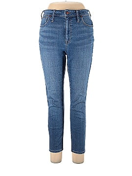 Madewell Curvy High-Rise Skinny Crop Jeans in Lander Wash (view 1)