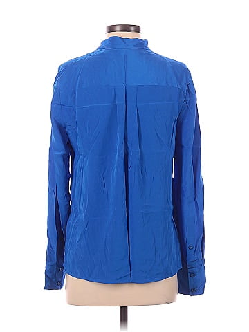 Diane von Furstenberg Long Sleeve Silk Top (view 2)