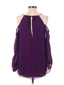 Haute Hippie Long Sleeve Silk Top (view 2)