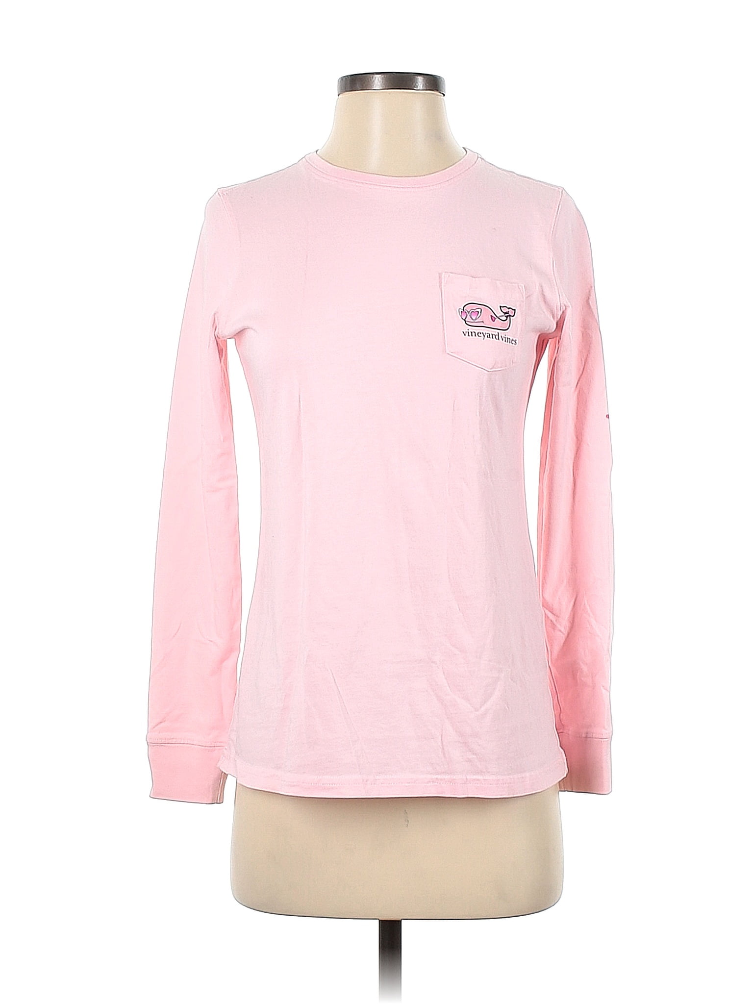 Women's New Orleans Saints Vineyard Vines White Helmet Long Sleeve T-Shirt