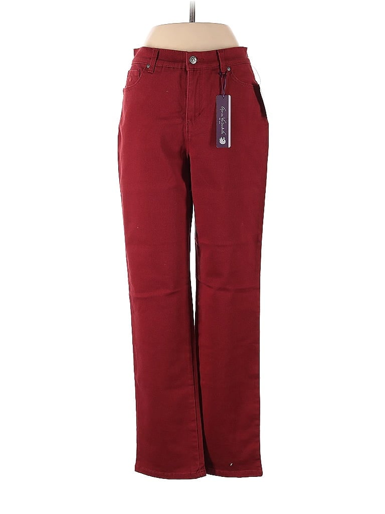 Gloria Vanderbilt Jeans In Burgundy
