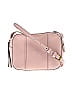 Fossil Solid Pink Leather Crossbody Bag One Size - photo 1