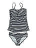 A Pea in the Pod Blue Two Piece Swimsuit Size M (Maternity) - photo 1