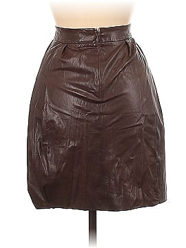Vince. Leather Skirt (view 2)