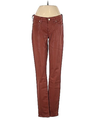 Womens dark brown clearance jeggings