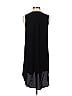 Lush 100% Polyester Solid Black Casual Dress Size P (petite) - photo 2