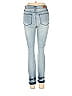 Judy Blue Color Block Solid Blue Jeans Size 1 - photo 2