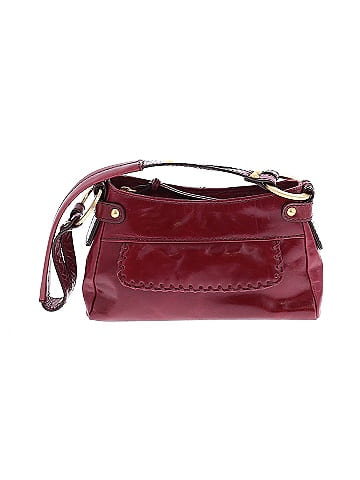 Franklin Covey, Bags, Franklin Coveyfullgrain Burgundy Red Leather Purse  Handbag Shoulder Bag Small