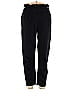 Pull&Bear Solid Black Casual Pants Size L - photo 1